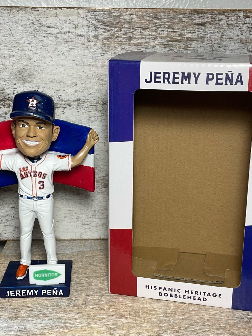 MLB Houston Astros Jeremy Pena Hispanic Heritage Bobblehead SGA Brand New